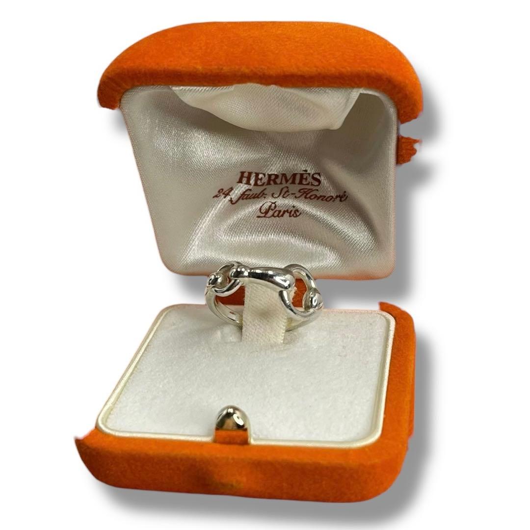 美品 HERMES エルメス ホースビット リング シルバー925 12号 希少