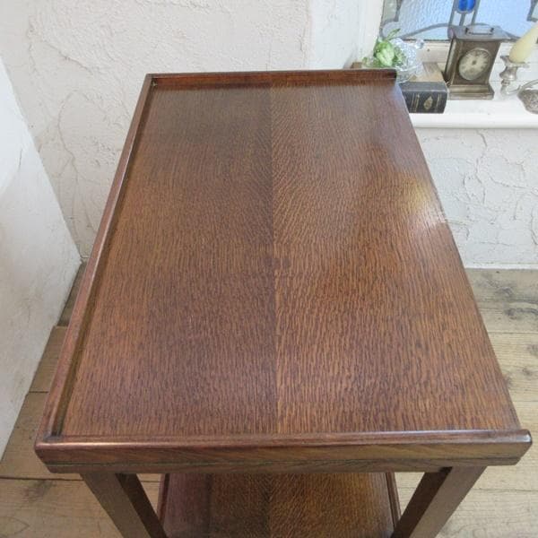 イギリス製 アンティーク 家具 カードテーブル キッチンワゴン 英国 6036e