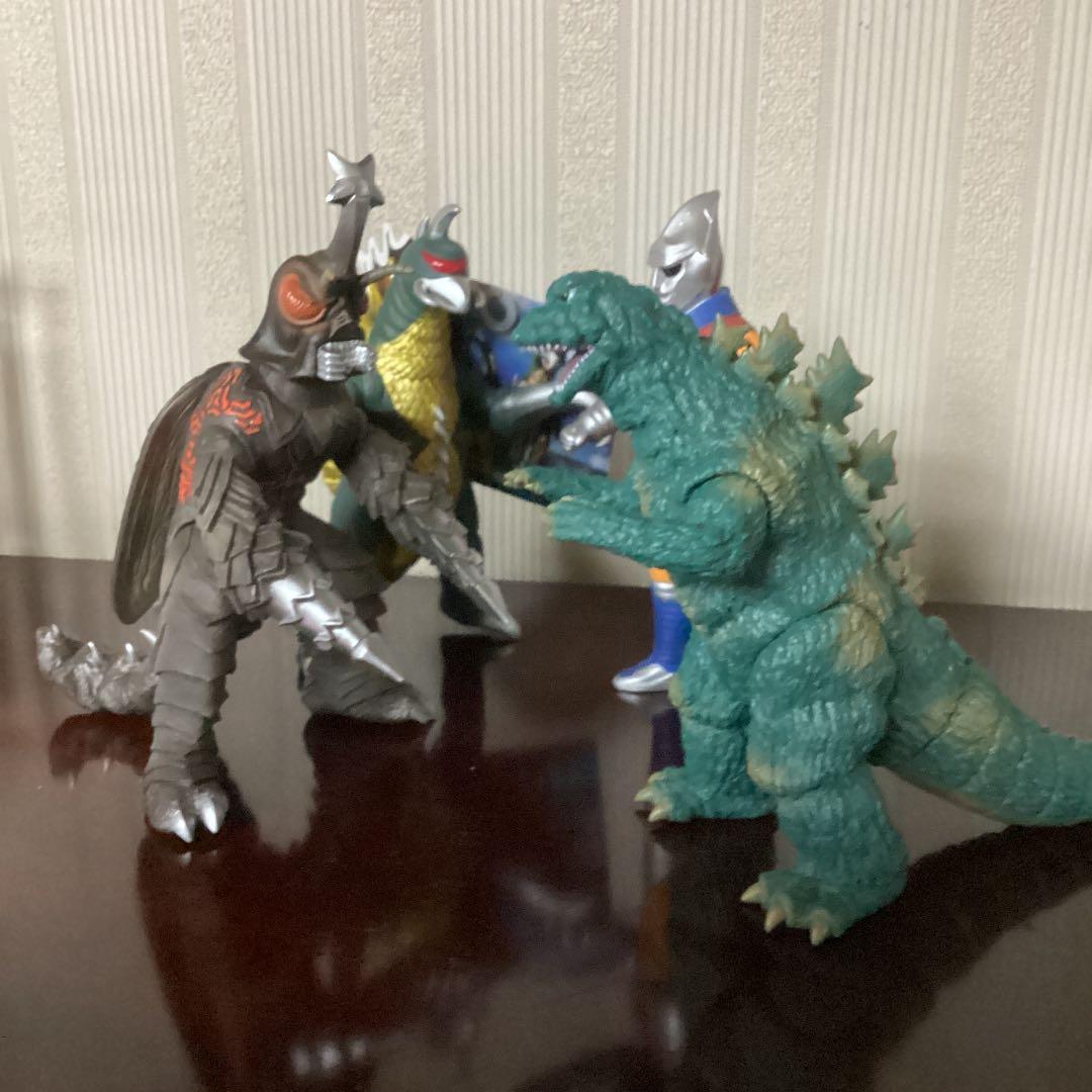 ゴジラ、メガロ、ジェットジャガー、ガイガン　ymsf バンダイ　ムビモン