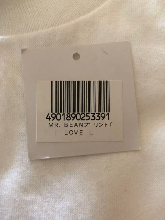 ミスタービーン　ヴィンテージ　30年前の新品Tシャツ