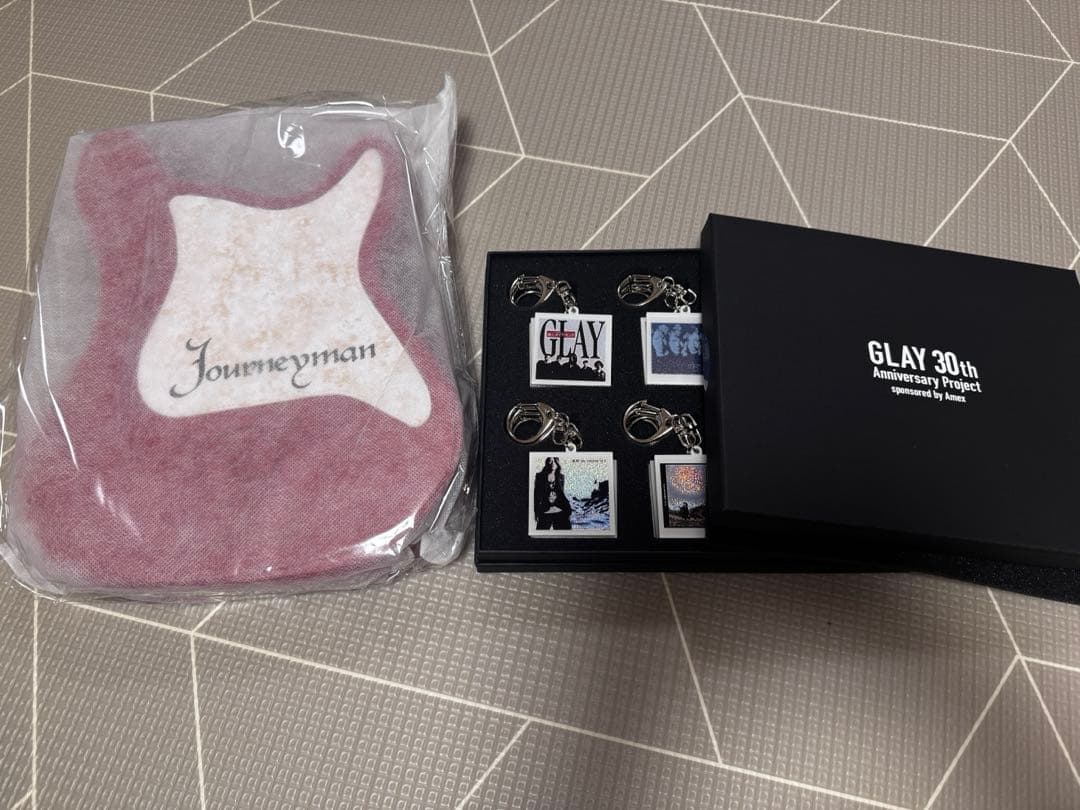 【非売品】フルセットGLAY ×Amex キーホルダー&バッグセット