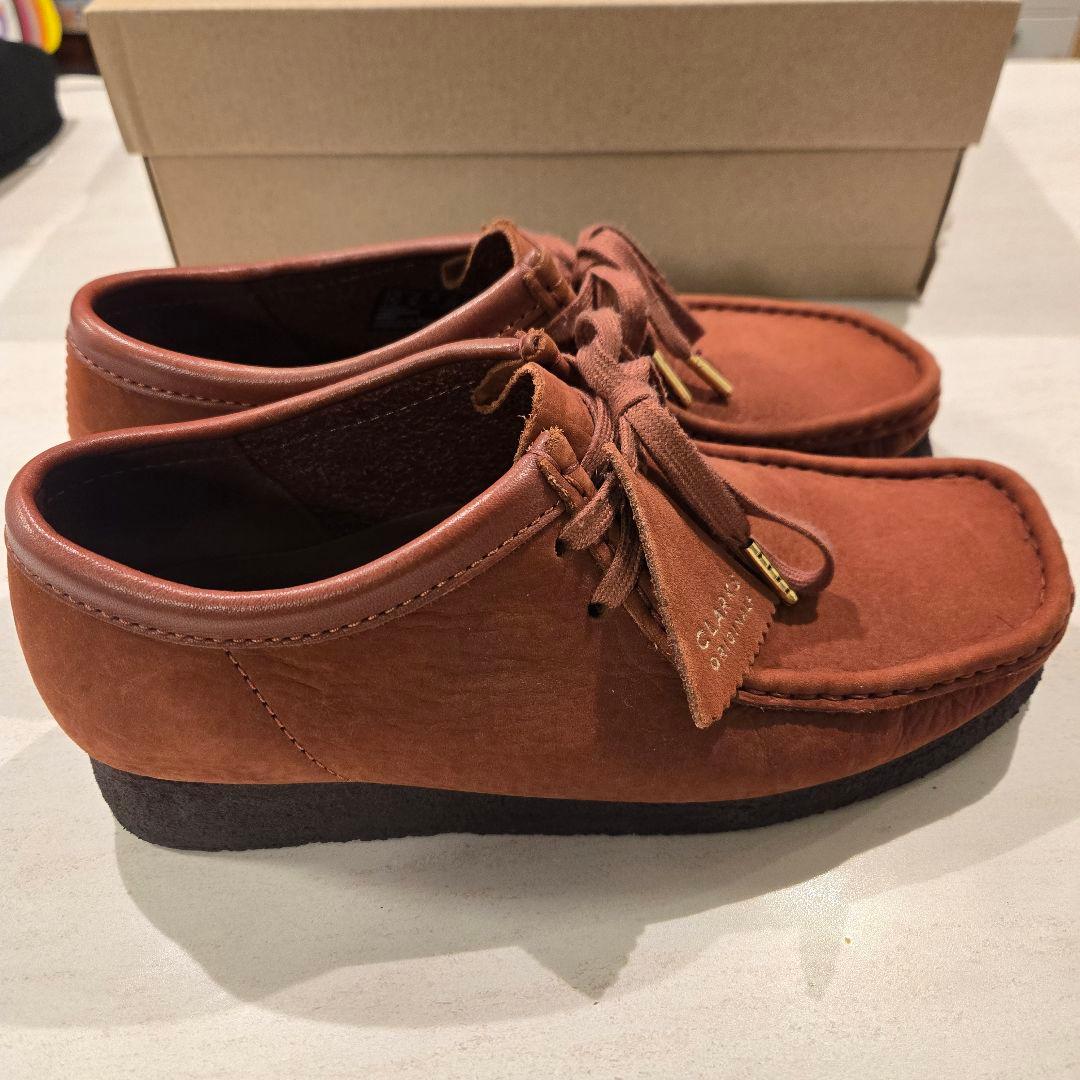CLARKS Wallabees ブラウン モカシン 6h
