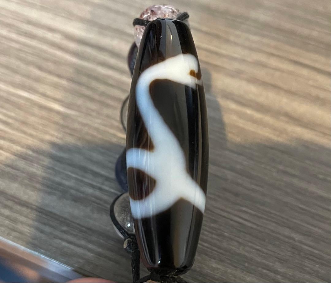 【超希少】チベット高級天珠　白蛇天珠