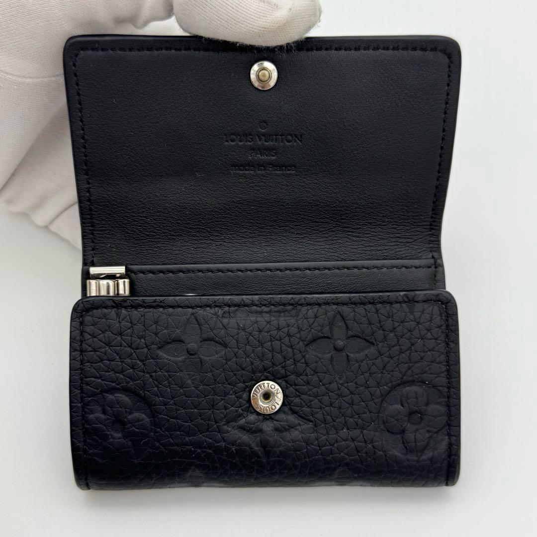 ルイヴィトン キーケース ミュルティクレ6 モノグラム トリヨンレザー ブラック