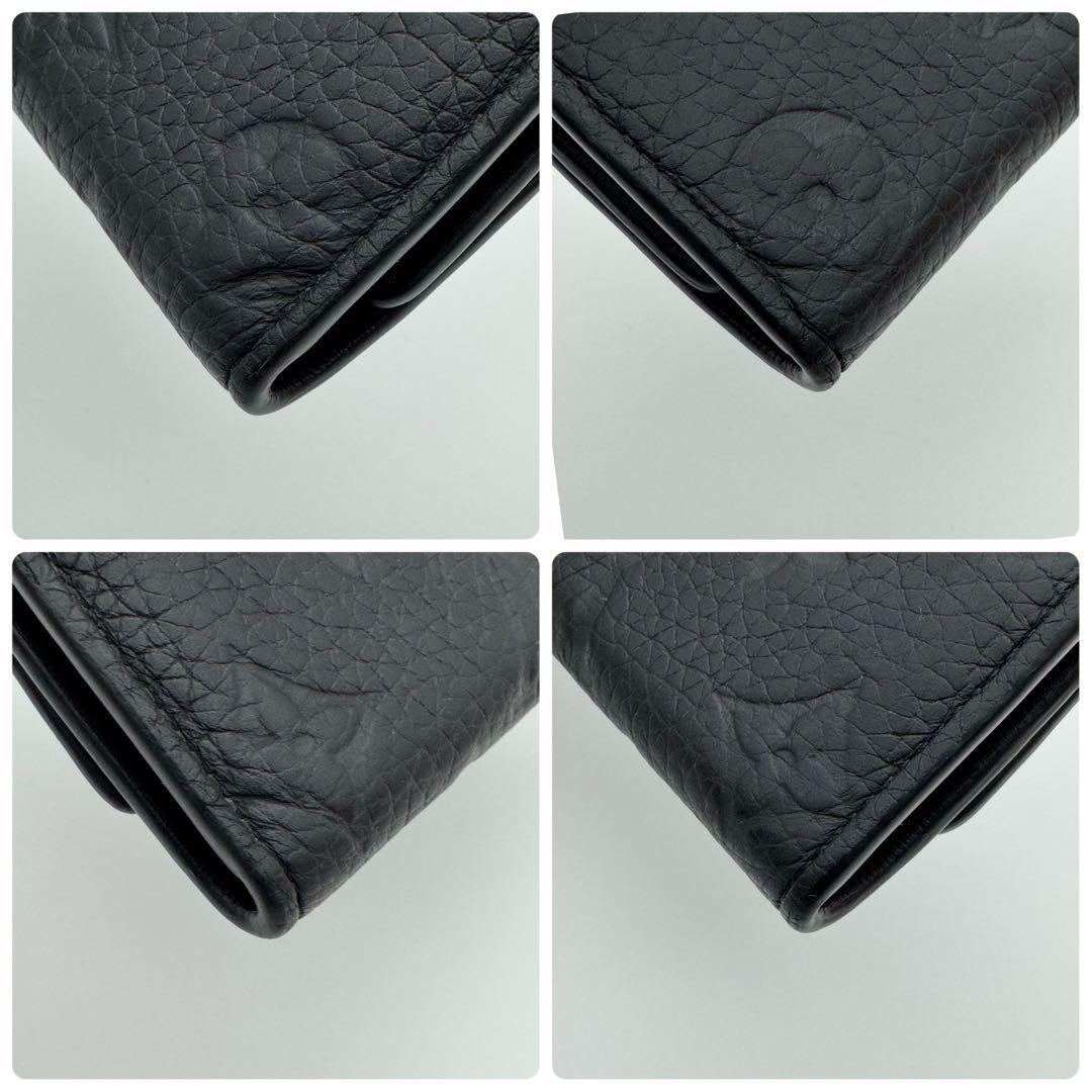 ルイヴィトン キーケース ミュルティクレ6 モノグラム トリヨンレザー ブラック