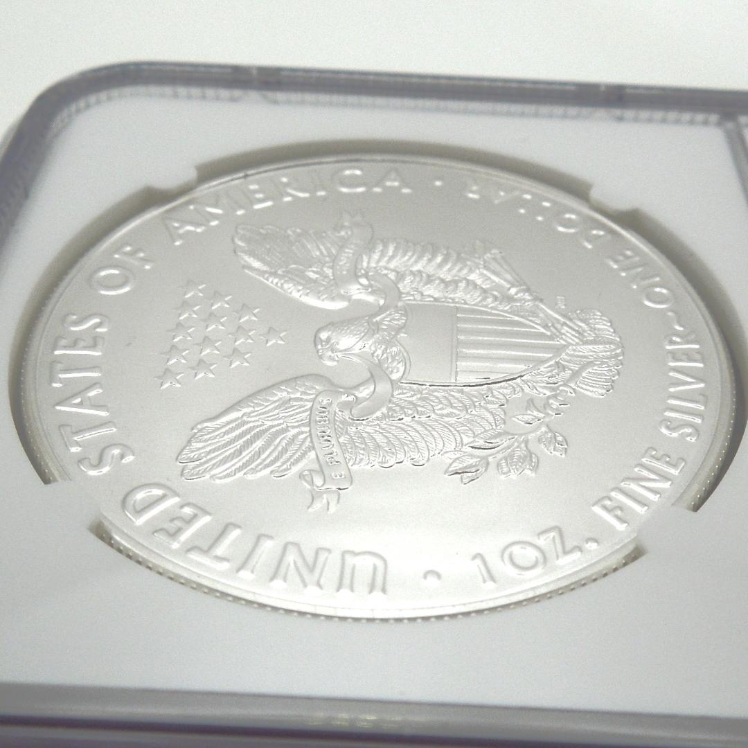 ★最高鑑定 NGC 2017 アメリカ シルバーイーグル 銀貨 MS70 FDI