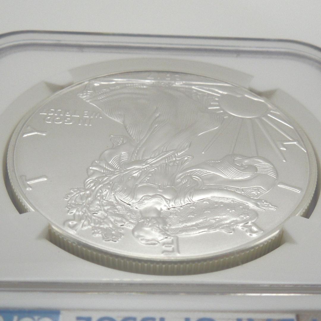 ★最高鑑定 NGC 2017 アメリカ シルバーイーグル 銀貨 MS70 FDI