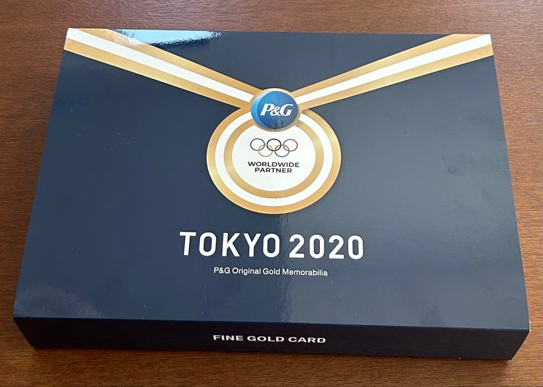 P&G 東京2020オリンピック 開催記念　純金プレート　3グラム