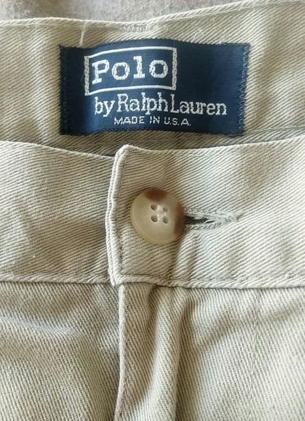 90s RALPHLAUREN POLO CHINO USA製42TALON
