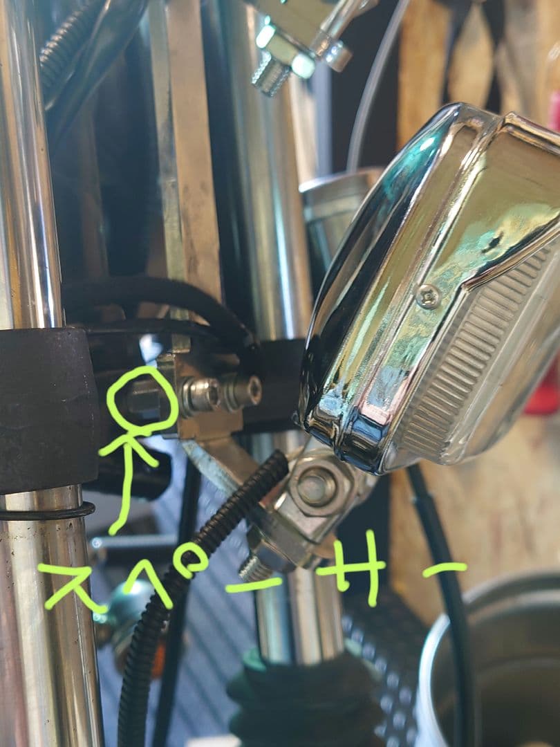 SR400 SR500用 スクウェアライト デュアルライト