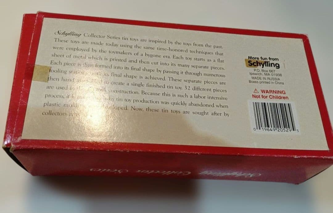 Schylling社 ロシア線路 ぜんまいTOY　TRAINTRACKブリキ玩具