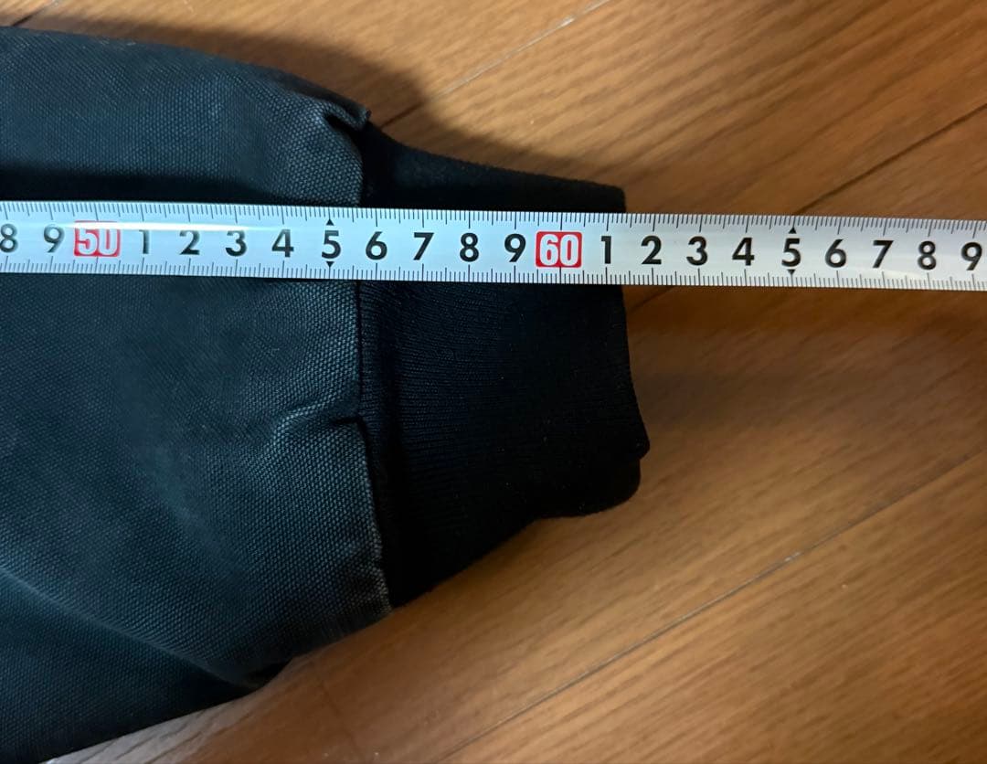 スナップオン ダックジャケット L 黒 ブラック 刺繍ロゴ