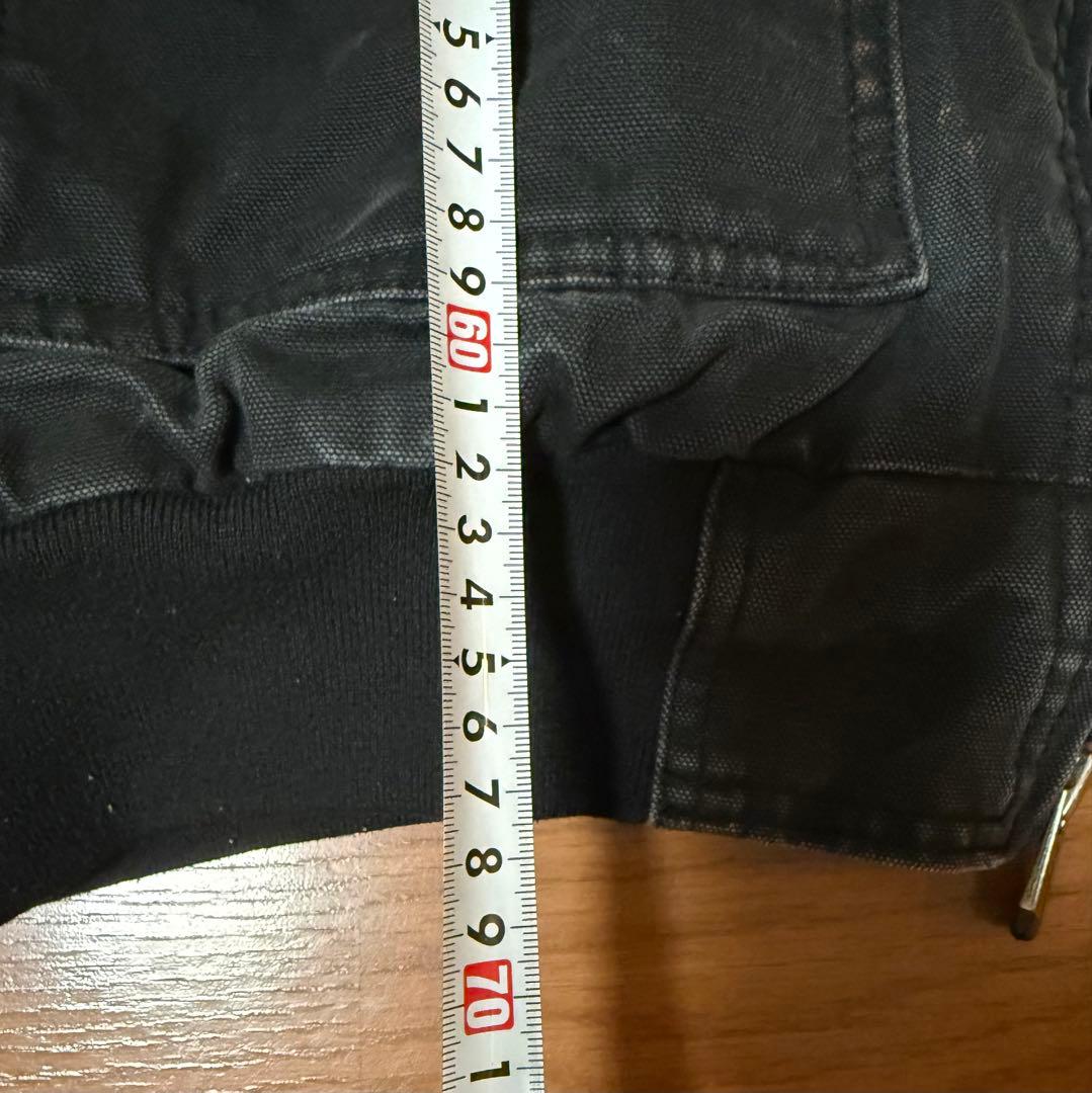 スナップオン ダックジャケット L 黒 ブラック 刺繍ロゴ