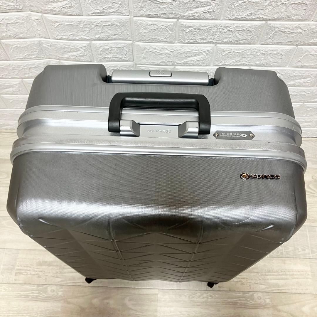 SUNCO サンコー　スーツケース　スーパーライト　MG-C 73L シルバー