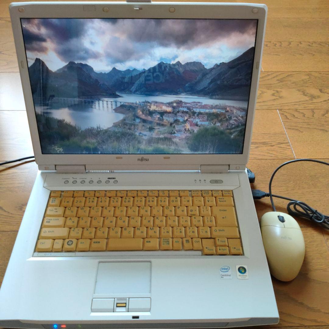 富士通FMV-BIBLO NF70ＹＰＣWin10プロ 32ビットマウス付