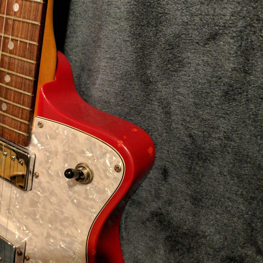 Burny H-65 エレキギター レッド シャチ