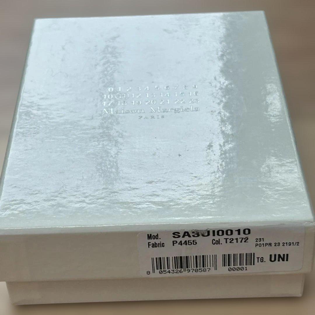 メゾンマルジェラ 三つ折財布 ベージュ