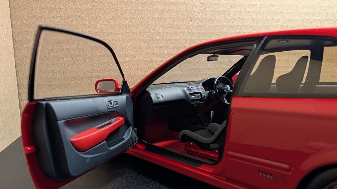 モーターヘリックス 1/18 シビックタイプR　EK9