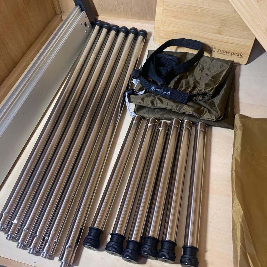 廃盤レア！スノーピークIGTロングラウンジスライドトップ竹
