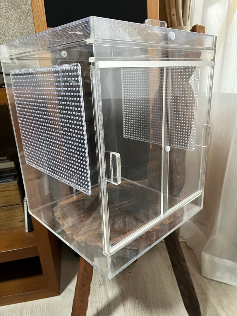 爬虫類、小動物アクリルケージ32cm×32cm 高さ40 cm