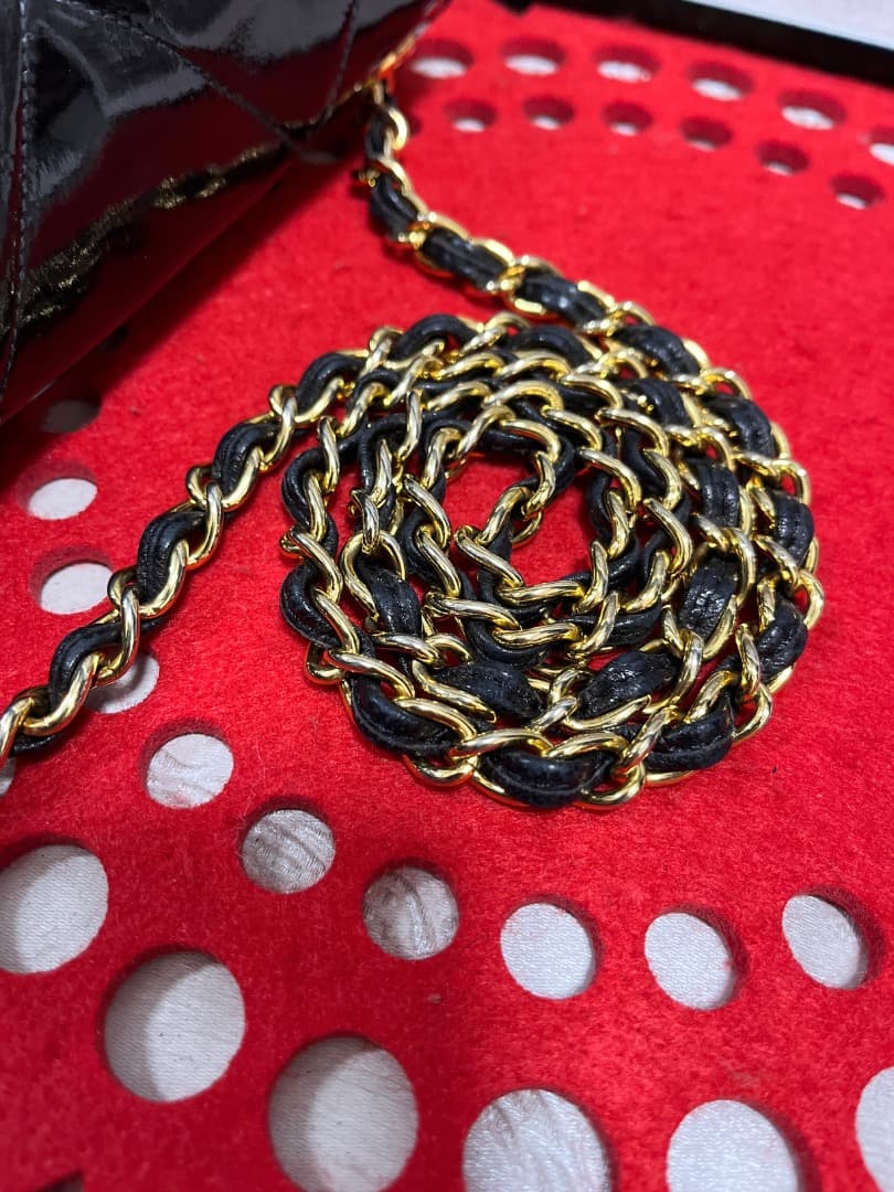 シャネル CHANEL マトラッセ チェーンショルダー ブラック G078