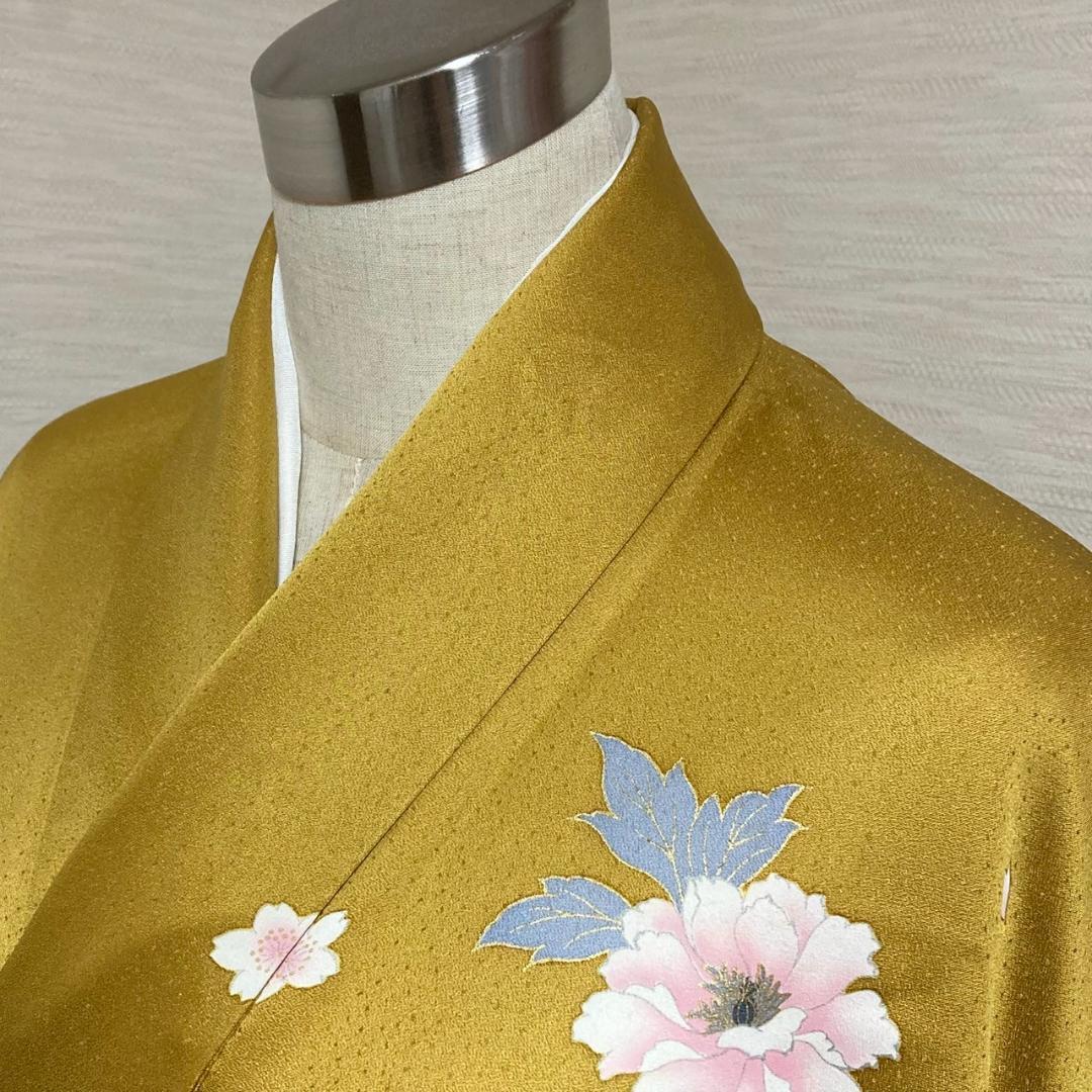 KA1917 振袖 身丈170cm 正絹 着物 成人式 トールサイズ