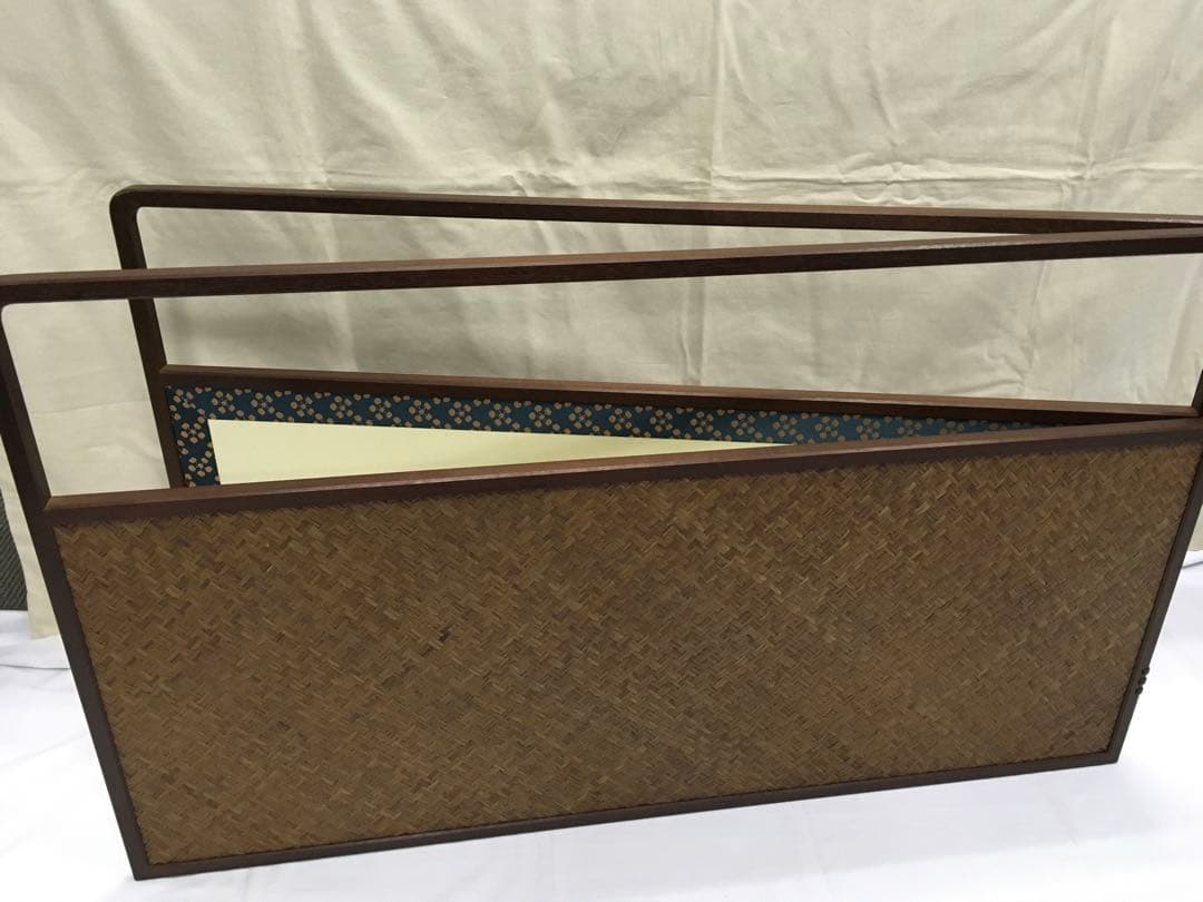 風炉先屏風　アジロ　保管箱付き