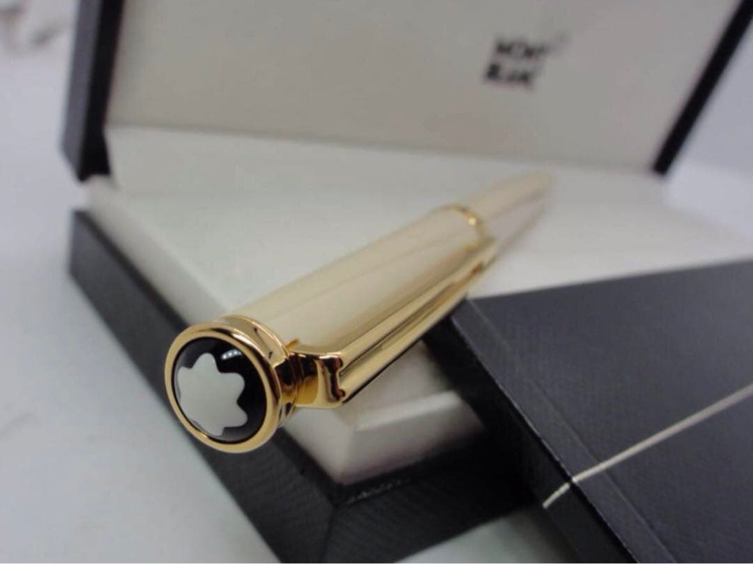 モンブラン　ボールペン★未使用の稀少な白軸ホワイト・オブリュージュNo15270