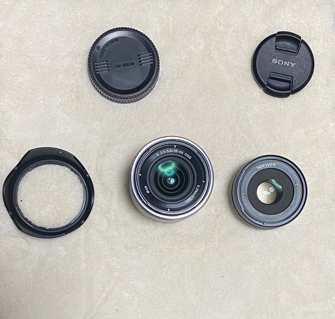【超美品】SONY NEX-3 ズームレンズ MFレンズキット ブラック