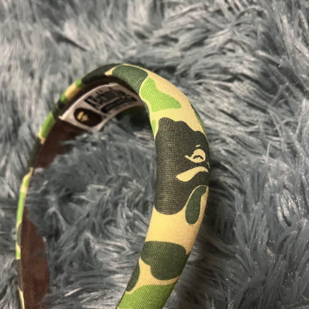 【希少】アベイシングエイプ A Bathing Ape APE 迷彩　ヘアバンド