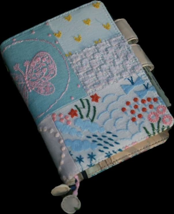 A5 ハンドメイド　ミナペルホネン　手帳カバーケース