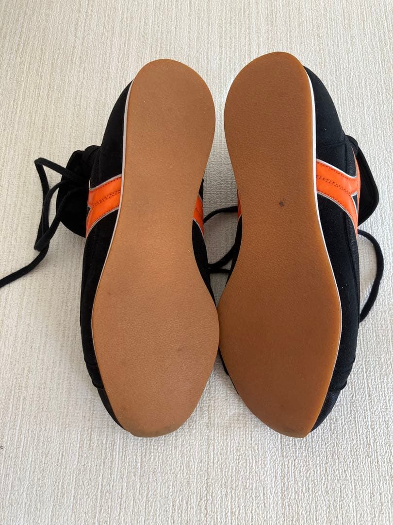 Mizuno ボクシングシューズ 黒/オレンジ