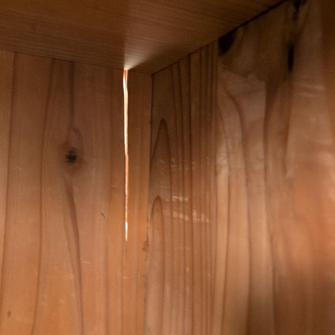 エ*ス様 昭和レトロ　アンティーク木製キャビネット ガラス扉付き　戸棚