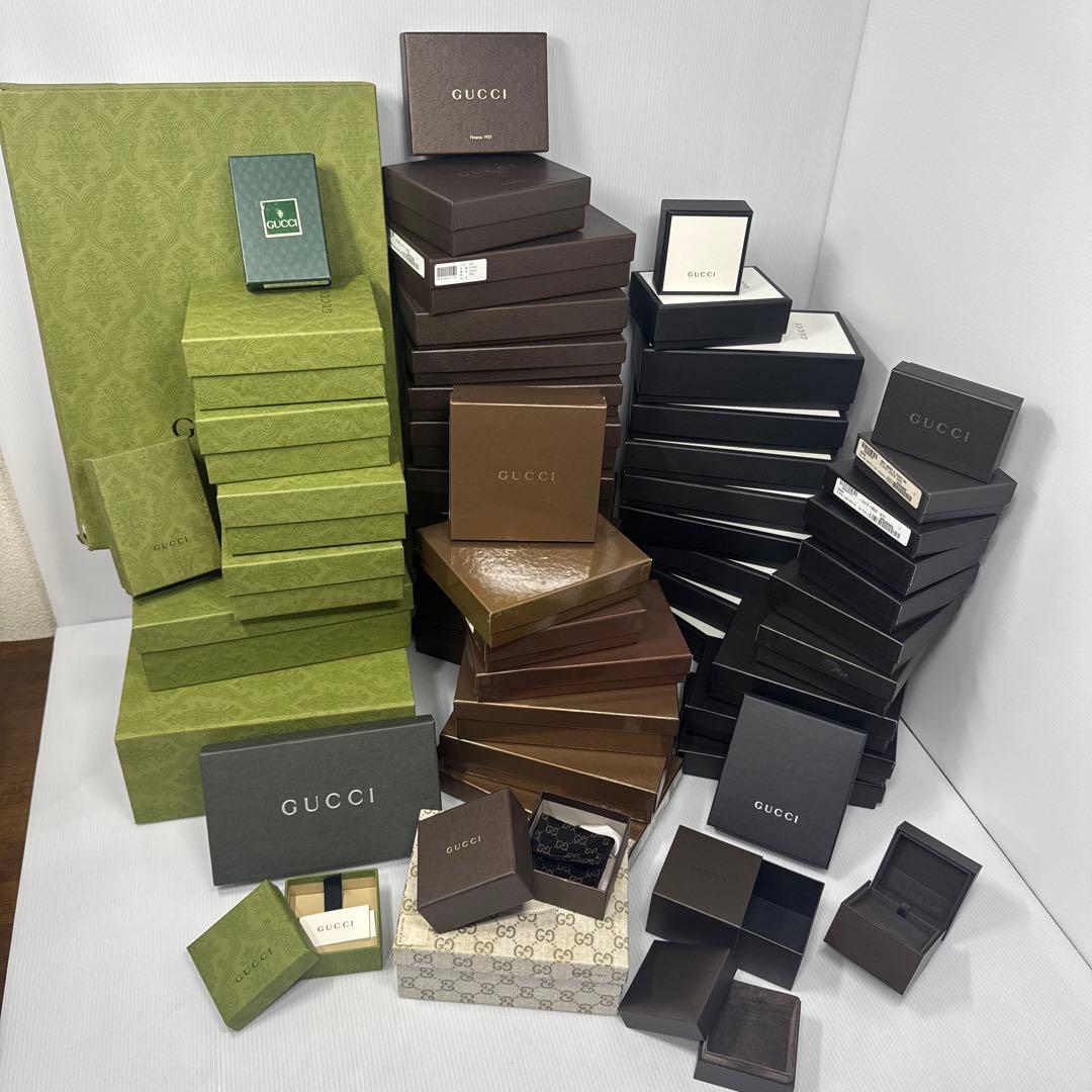 U-ma GUCCI グッチ 空箱 超大量 55個 まとめ売り
