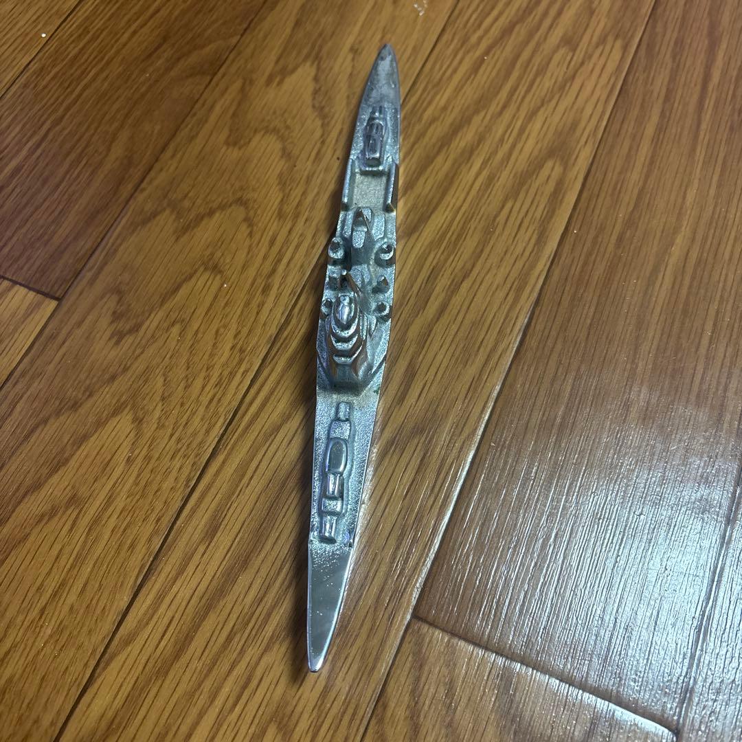 文鎮軍艦 戦艦 巡洋艦 駆逐艦 金属製模型 自衛隊富山地方部創立二十八周年記念