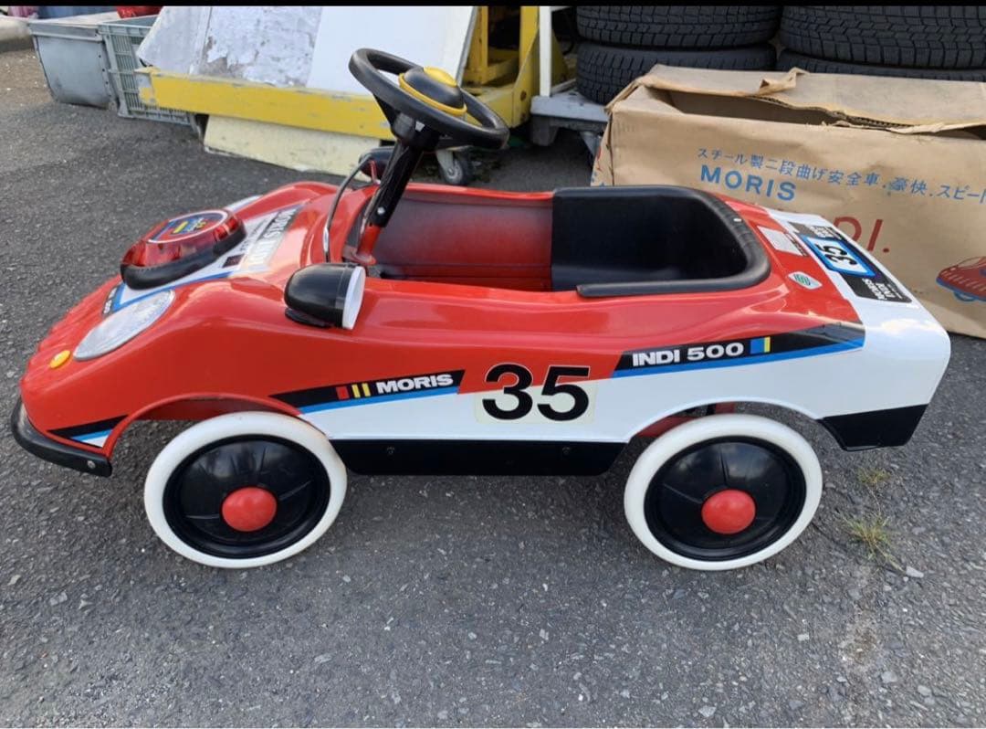 【レトロ】MORIS ペダル車 GRANDPRIX INDI 500 乗用玩具