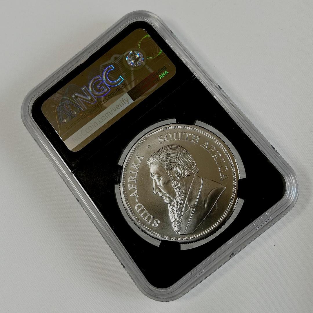 2019年 南アフリカ　クルーガーランド銀貨 NGC MS70 1KR/１oz