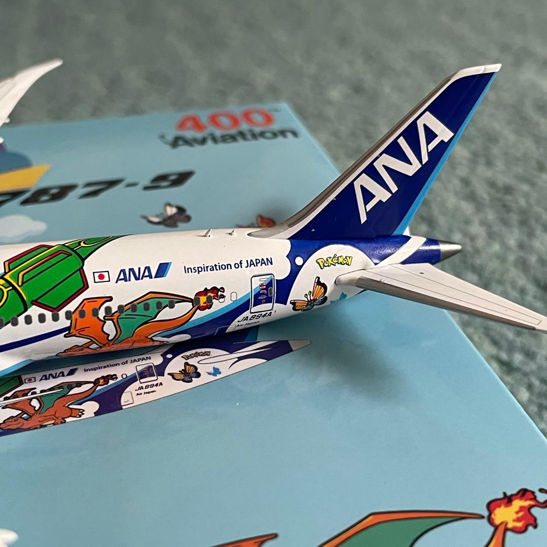 ANA 全日空 787-9 ポケモン ピカチュウジェット AV スタンド付き