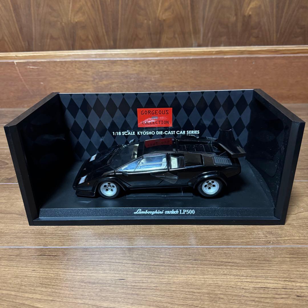 絶版未展示品 京商 1/18 ランボルギーニ カウンタック LP500