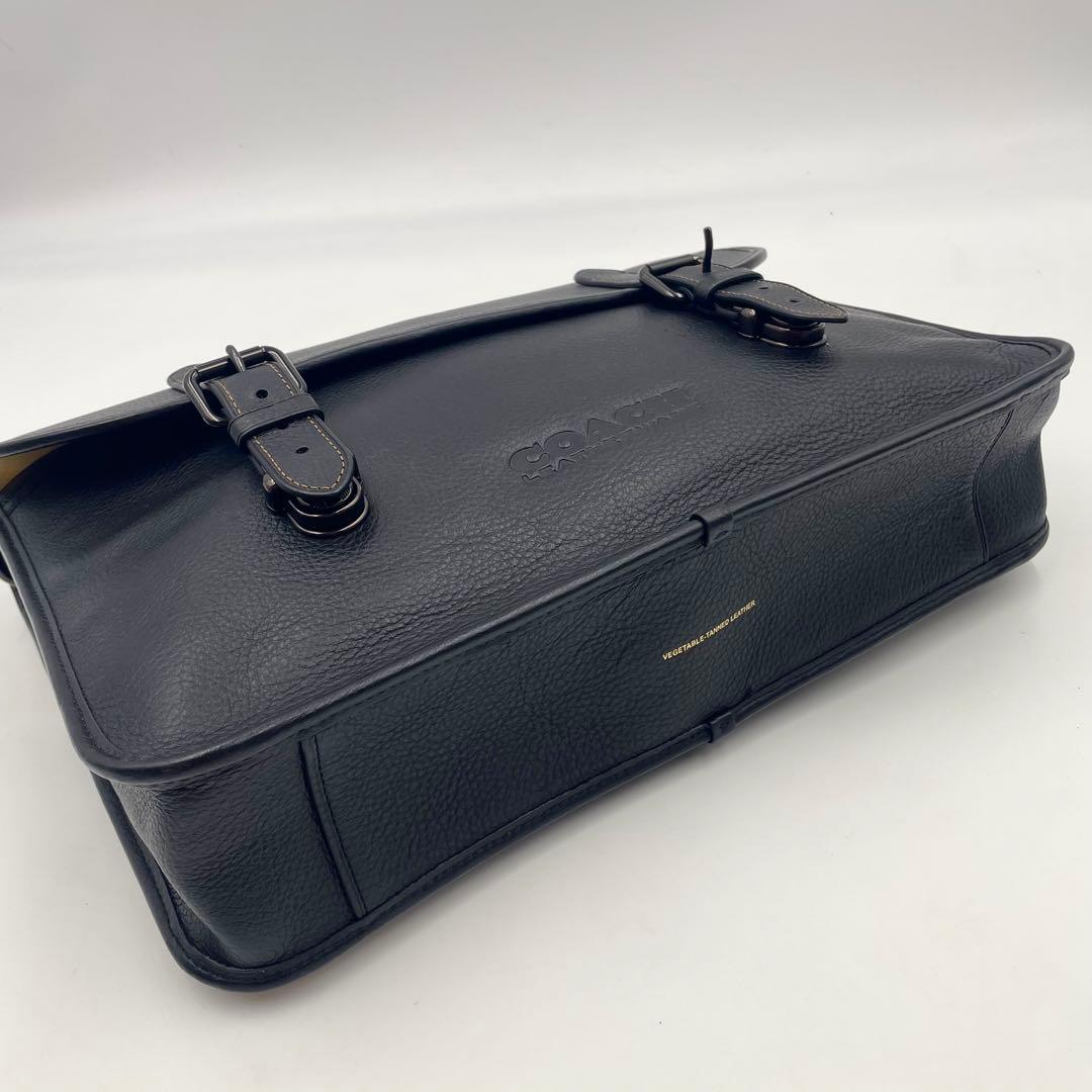 【極美品】COACH キャリッジ ブリーフ ビジネスバッグ 2way サッチェル