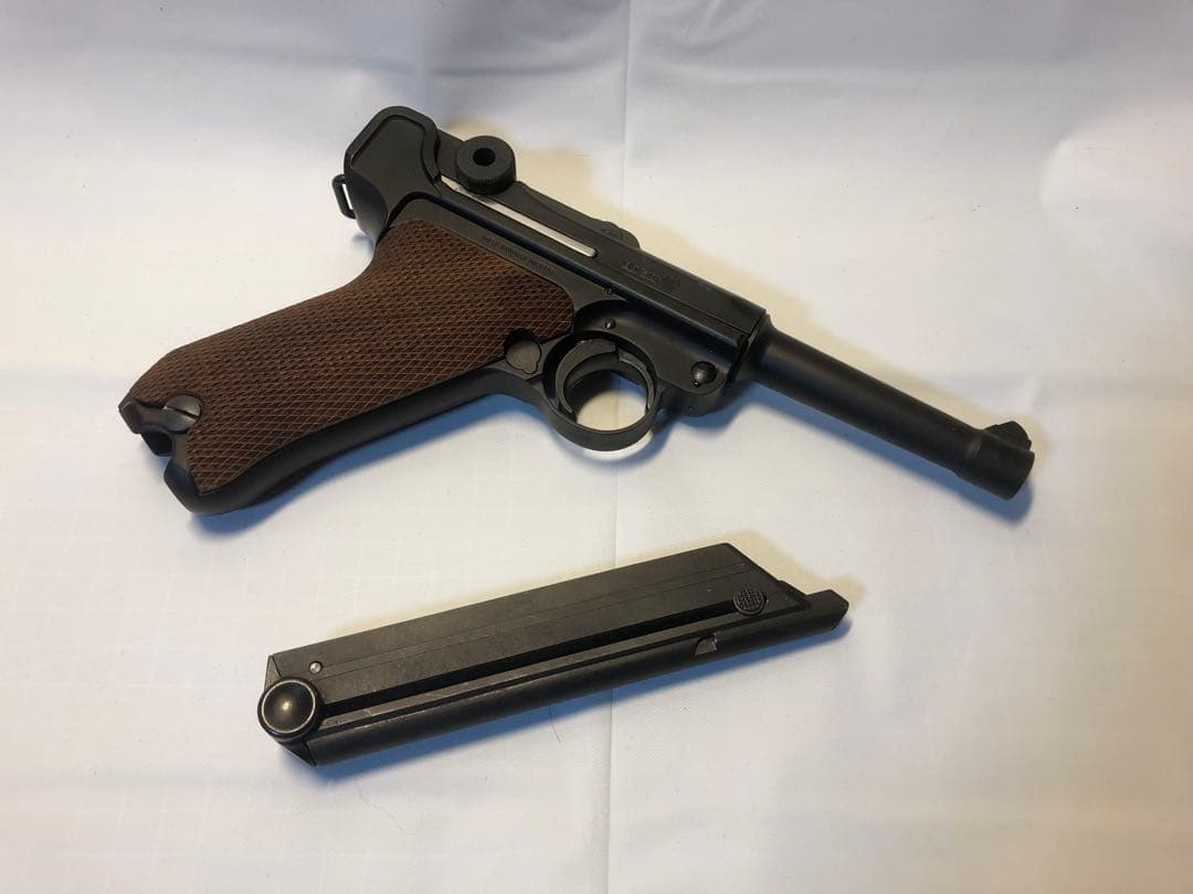 タナカワークス　ルガーP-08 ガスガンHWモデル　4インチ　18歳以上エアガン