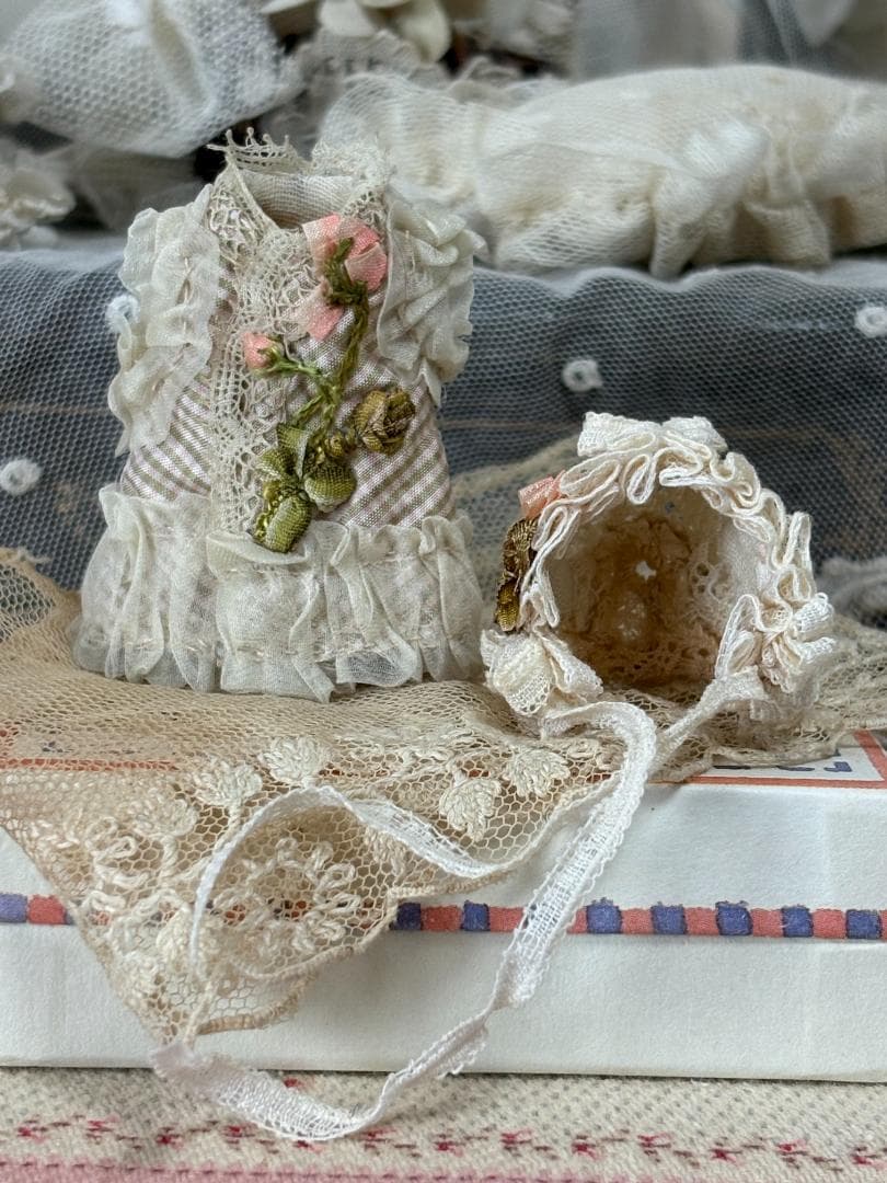 ✨期間限定✨オデット用衣装＆ミニチュア小物セット　ビスクドール　ミニョネット