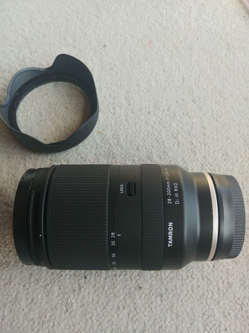 タムロン28ー200㎜f2.8ー5.6ソニーマウント