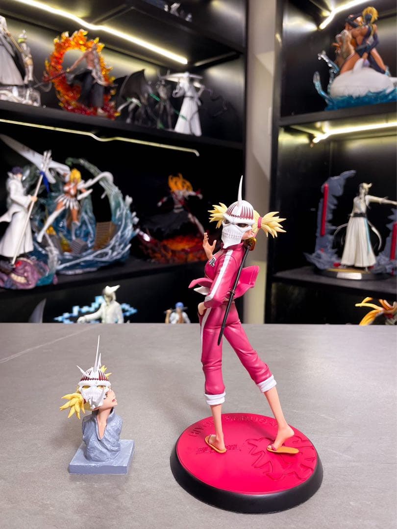 BLEACH 黒衣少年図 猿柿ひよ里 ガレージキット スタチュー② 塗装済み完