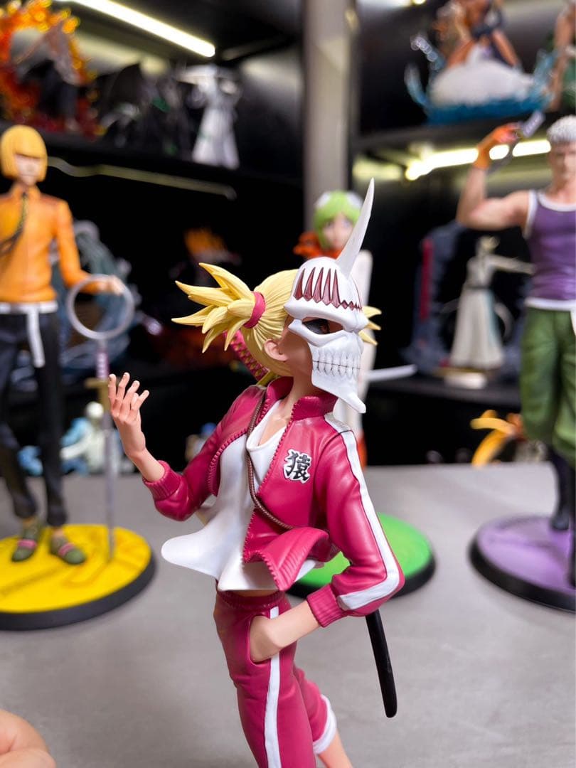 BLEACH 黒衣少年図 猿柿ひよ里 ガレージキット スタチュー② 塗装済み完