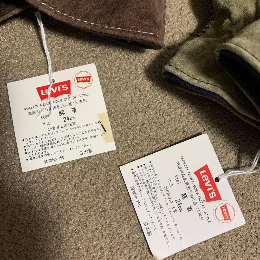 LeVI'S リーバイス　豚革　手袋