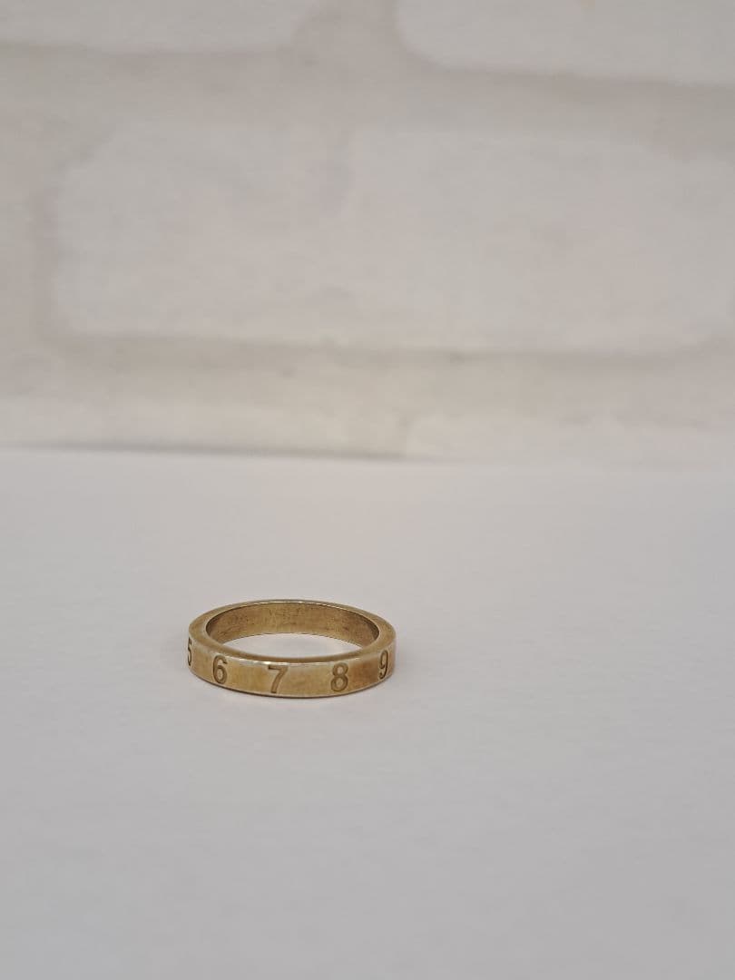 Maison Margiela スターリングシルバーナンバーロゴリング