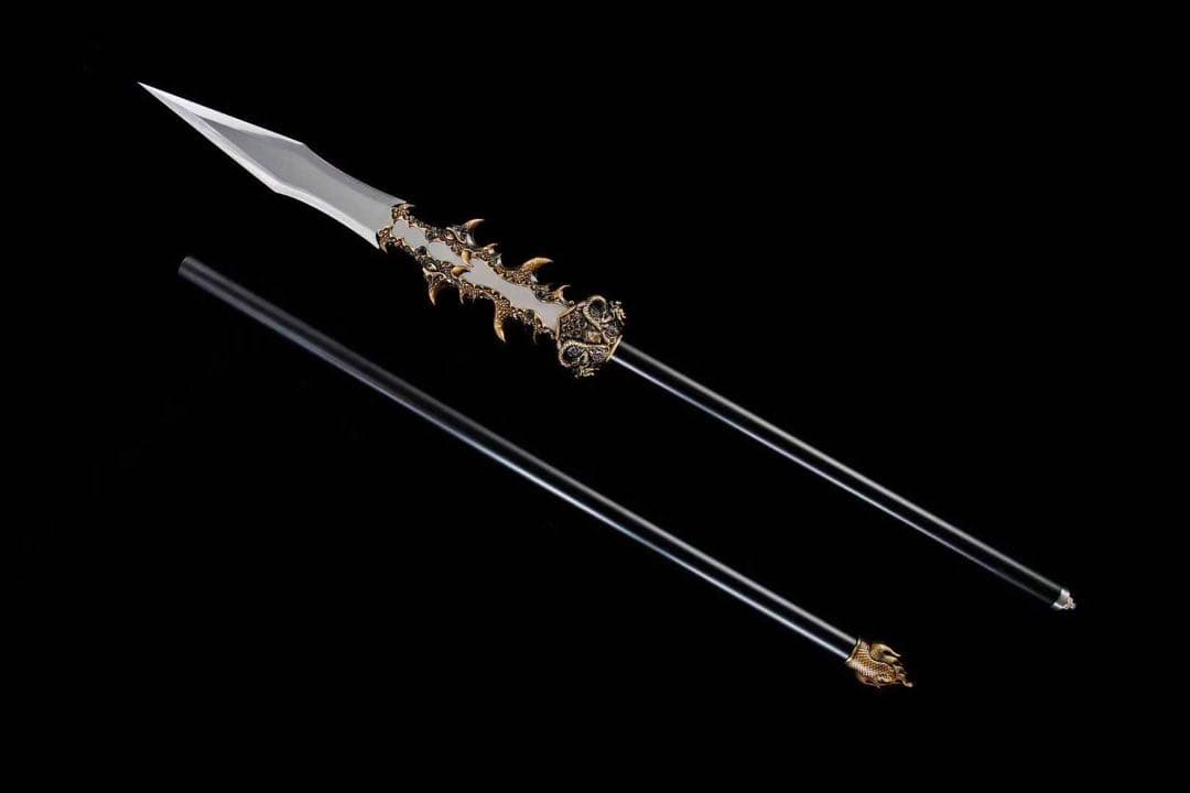 龍脊・尽蝕 古兵器 分割式模造槍 模造刀 鑑賞用 武具