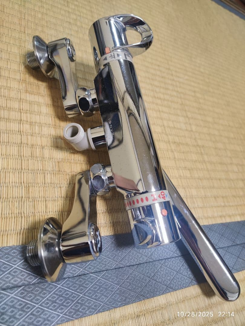 SANEI シャワー混合栓 SK1812D-3U 壁付サーモスタット式