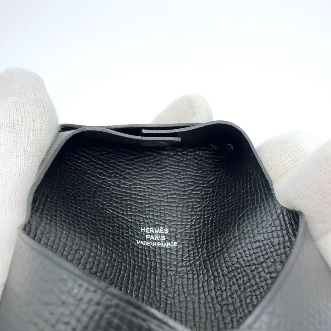 ◇エルメス◇エプソン/バスティア/ケース/刻印:Z/ブラック/小銭入れ